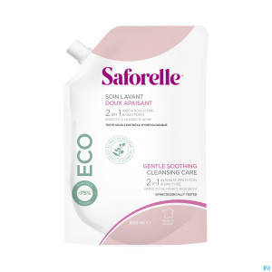 Saforelle soin lavant doux apaisant eco rech.500ml