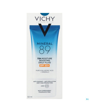 Vichy mineral 89 fluide hydratation spf50+ 50ml