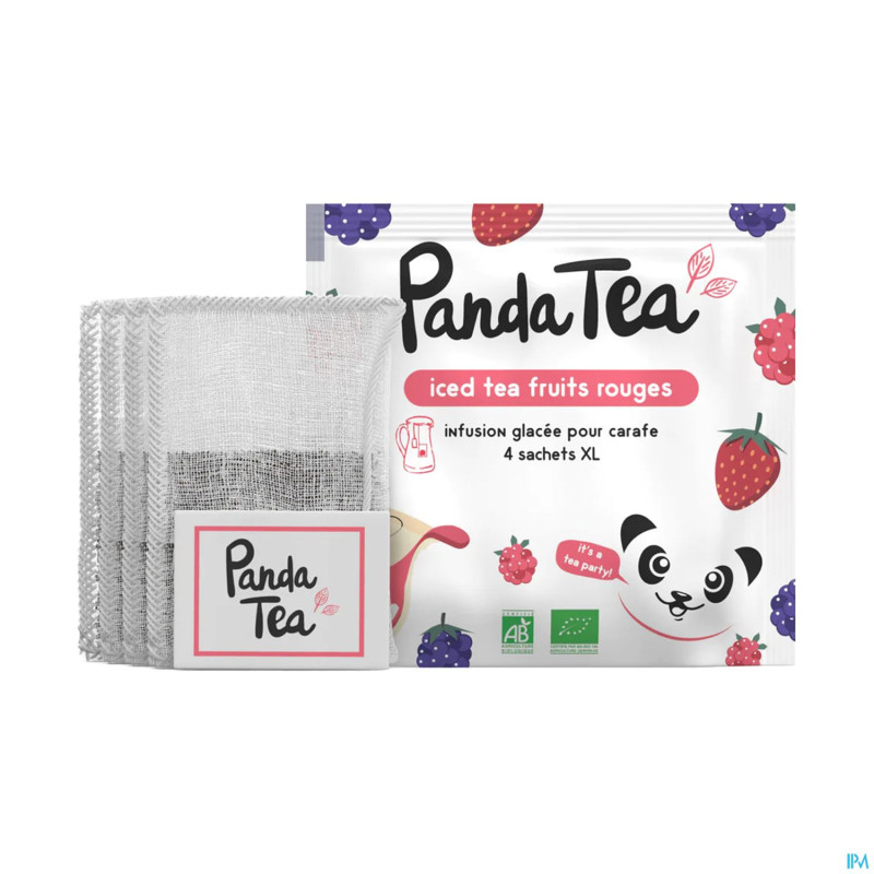 Panda iced tea fruits rouges xl 4x32g