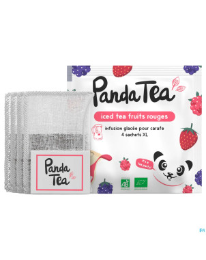 Panda iced tea fruits rouges xl 4x32g