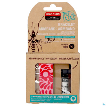 Manouka bracelet teens a/moustiques petale