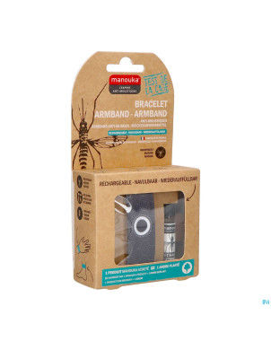 Manouka bracelet a/moustiques silver
