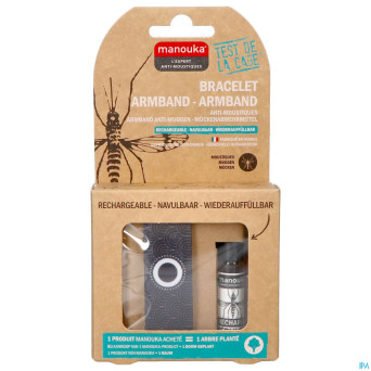 Manouka bracelet a/moustiques silver