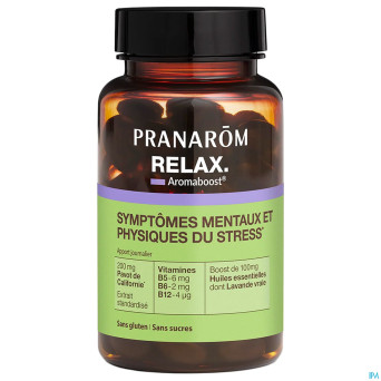 Pranarom aromaboost relax caps 60