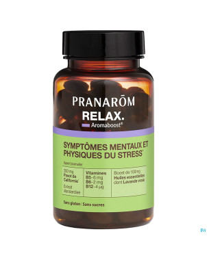 Pranarom aromaboost relax caps 60