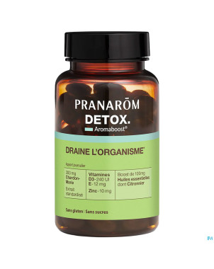 Pranarom aromaboost detox caps 60