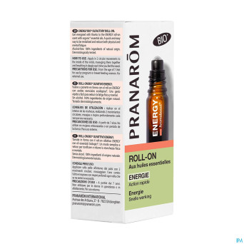 Pranarom aromaboost energy roller bio 5ml