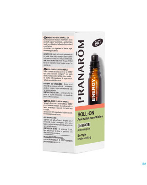 Pranarom aromaboost energy roller bio 5ml