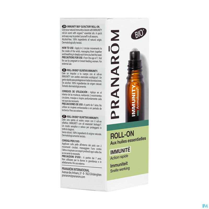 Pranarom aromaboost immunity roller bio 5ml
