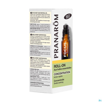 Pranarom aromaboost focus roller  bio 5ml