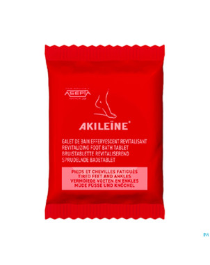 Akileine galets bain efferv.revitalisants 6x20g