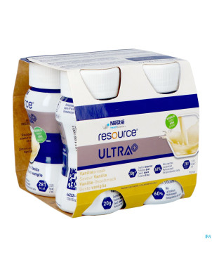 Resource ultra+ saveur vanille 4x125ml nf