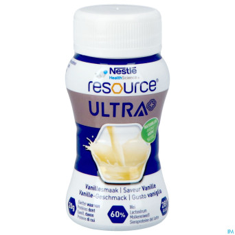 Resource ultra+ saveur vanille 4x125ml nf