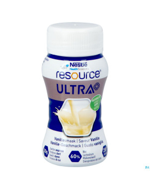 Resource ultra+ saveur vanille 4x125ml nf