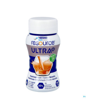 Resource ultra+ saveur noisette 4x125ml
