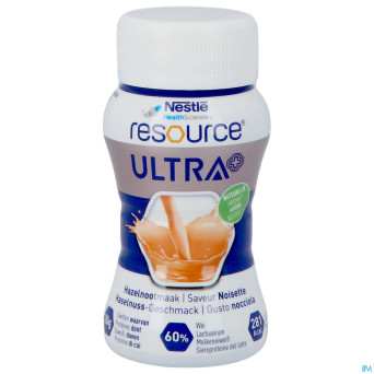 Resource ultra+ saveur noisette 4x125ml