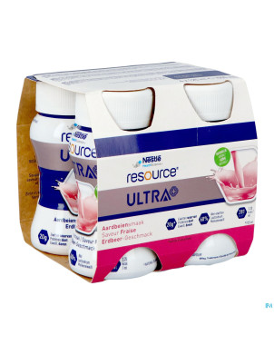 Resource ultra+ saveur fraise 4x125ml