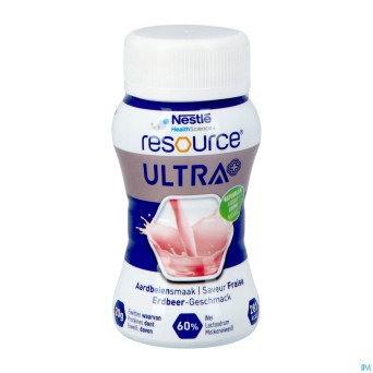 Resource ultra+ saveur fraise 4x125ml