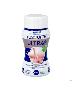 Resource ultra+ saveur fraise 4x125ml