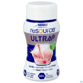 Resource ultra+ saveur fraise 4x125ml