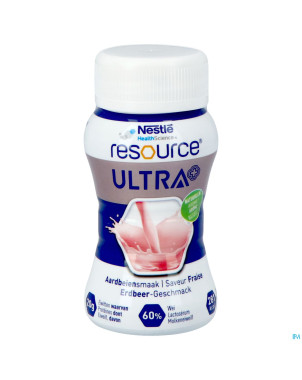 Resource ultra+ saveur fraise 4x125ml