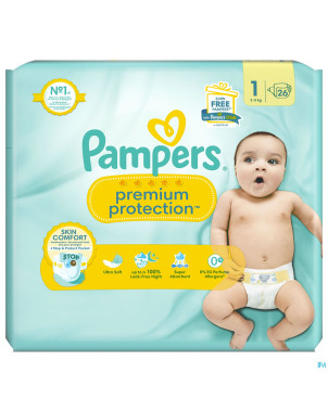 Pampers premium protection t1 26
