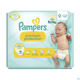 Pampers premium protection t0 22