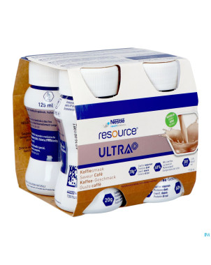 Resource ultra+ saveur cafe 4x125ml nf
