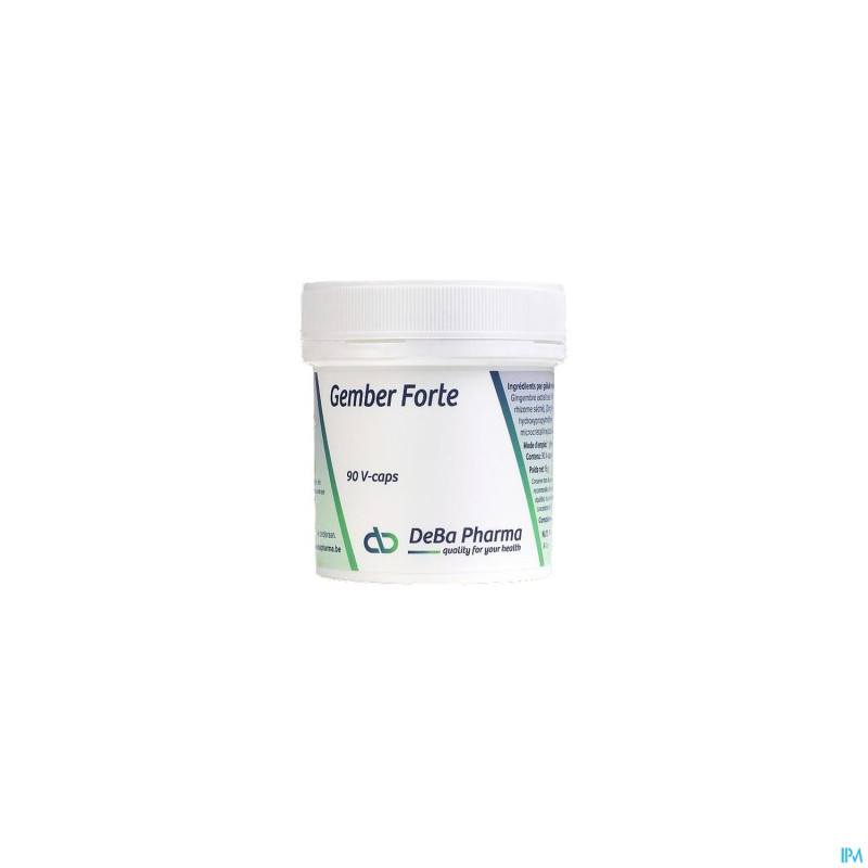 Gember-forte caps vegetales 90