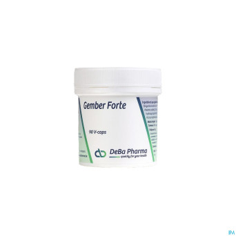 Gember-forte caps vegetales 90