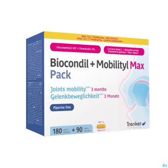 Biocondil+mobilityl max pack comp 180+comp 90 nf