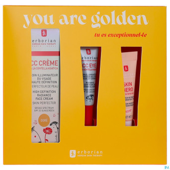 Erborian kit cc skin hero dore 3 prod.