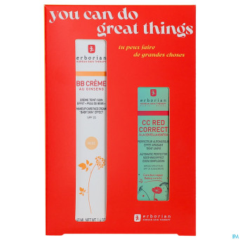 Erborian kit bb cc red nude fdm 2 prod.