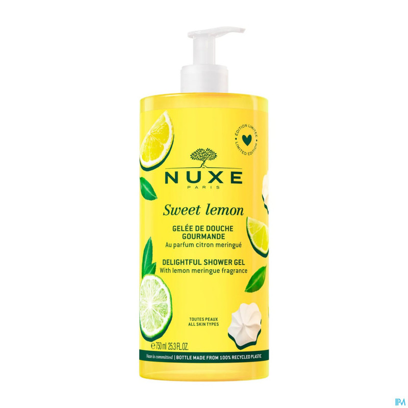Nuxe sweet lemon gel douche 750ml