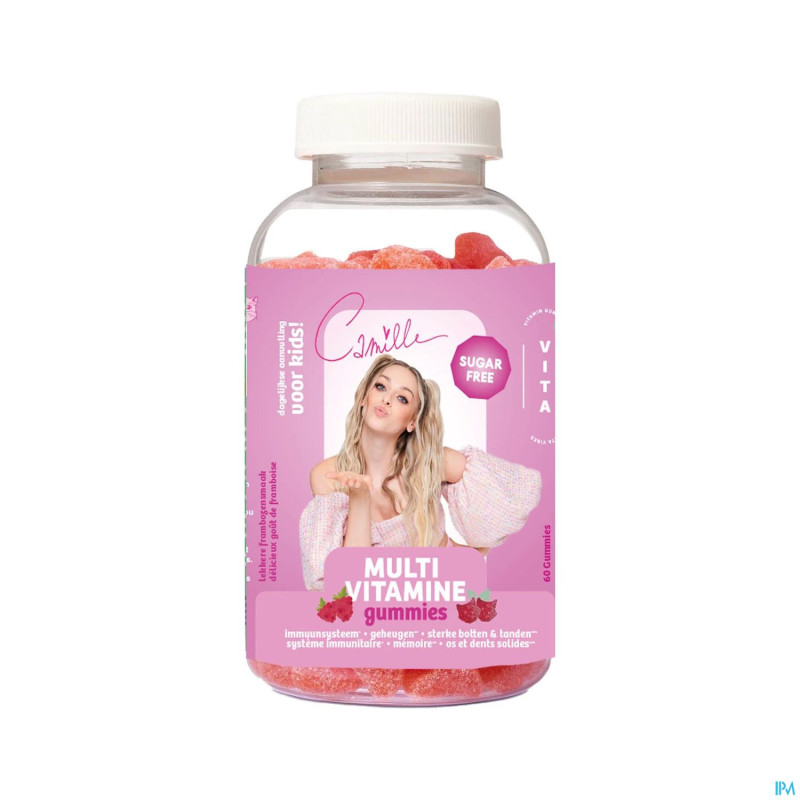 Camille vitamine framboise gommes 60