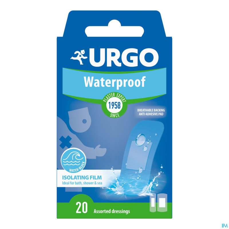 Urgo pansements waterproof 20