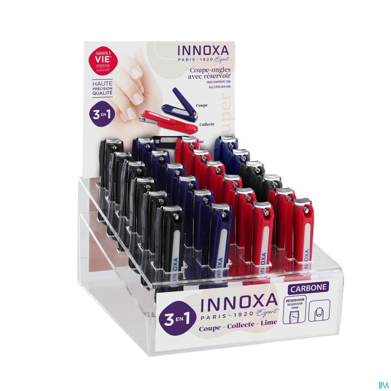 Innoxa coupe ongles inox + reservoir 6,5cm