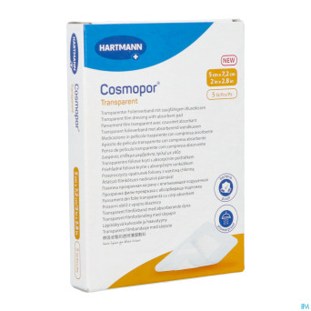Cosmopor transparent 5cmx7,2cm 5 9010501