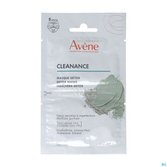 Avene cleanance masque detox 2x6ml