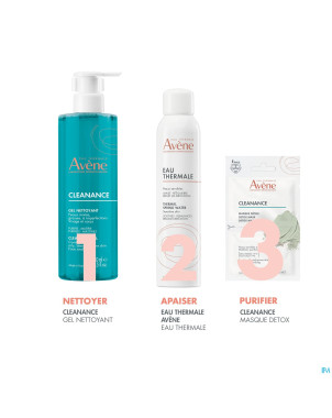 Avene cleanance masque detox 2x6ml