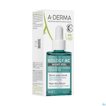 Aderma biology ac night peel serum a/imperf.  30ml