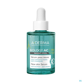 Aderma biology ac night peel serum a/imperf.  30ml