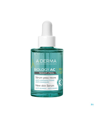 Aderma biology ac night peel serum a/imperf.  30ml