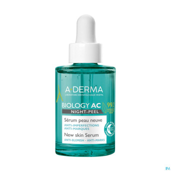 Aderma biology ac night peel serum a/imperf.  30ml