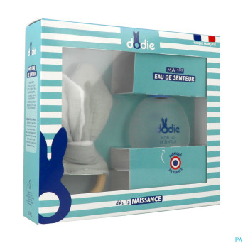 Dodie coffret eau senteur 50ml + doudou vert