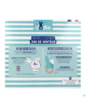 Dodie coffret eau senteur 50ml + doudou vert