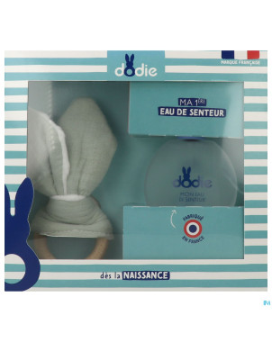 Dodie coffret eau senteur 50ml + doudou vert