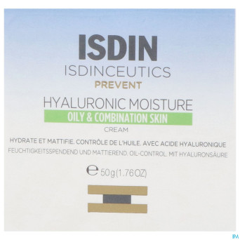 Isdinceutics hyaluronic hydra comb/oily    50g