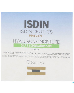 Isdinceutics hyaluronic hydra comb/oily    50g