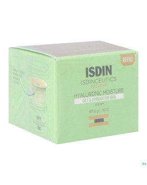 Isdinceutics hyaluronic hydra comb/oily recharg50g